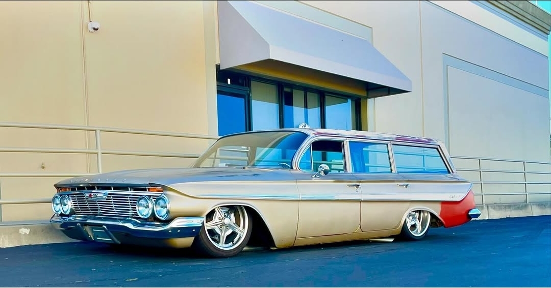 1962 Chevy Nomad wagon, LS swapped, bagged